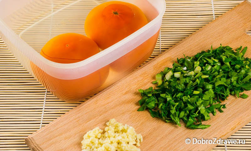 Соус из помидоров и чеснока - вегетарианский рецепт приготовления с фото
