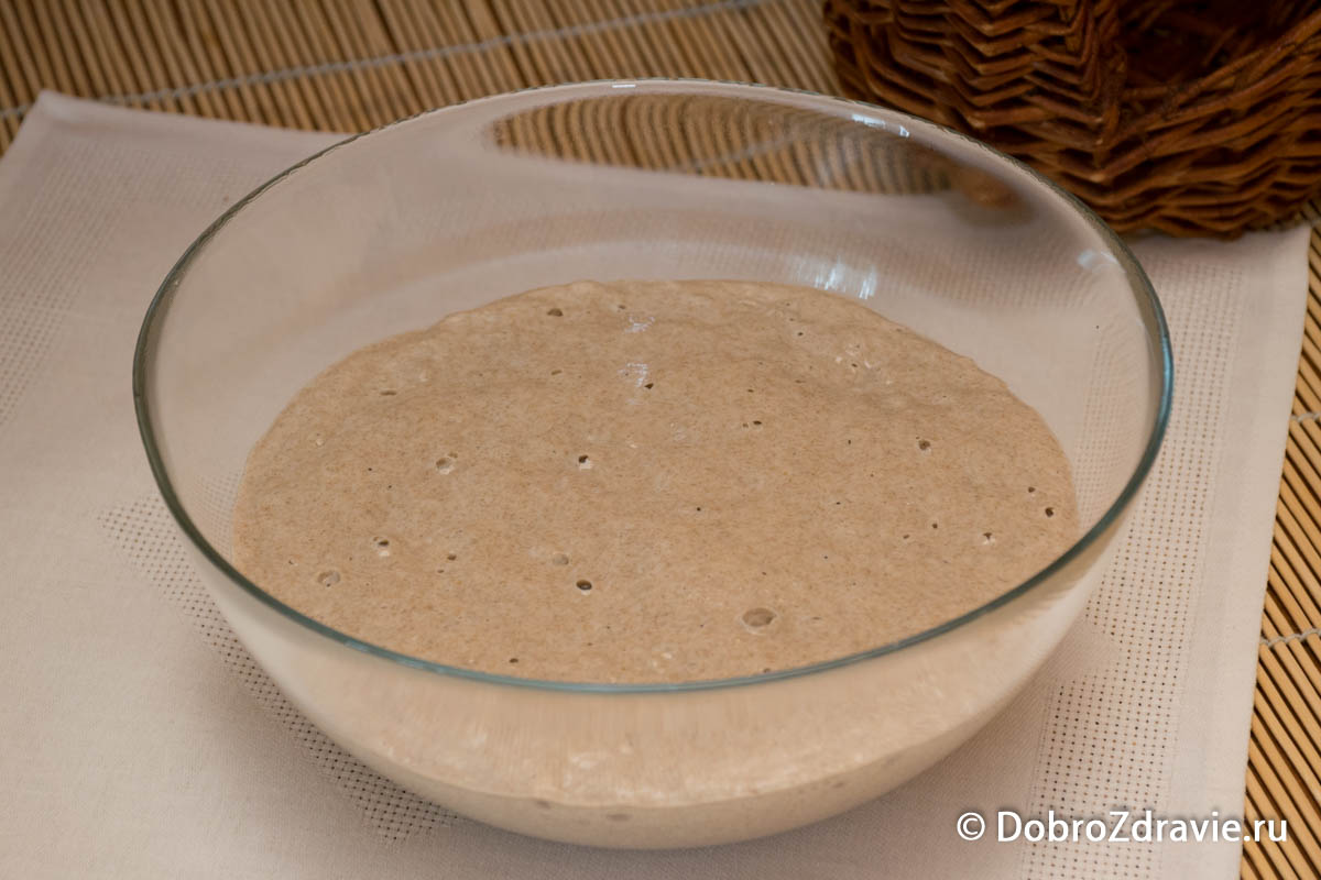 Опара для домашнего хлеба без дрожжей – пошаговый рецепт приготовления с фото