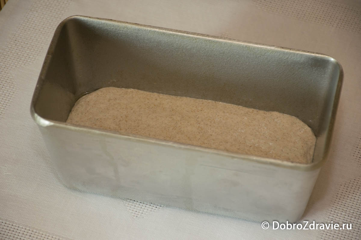 Домашний ржано-пшеничный (серый) хлеб на закваске - пошаговый рецепт приготовления с фото