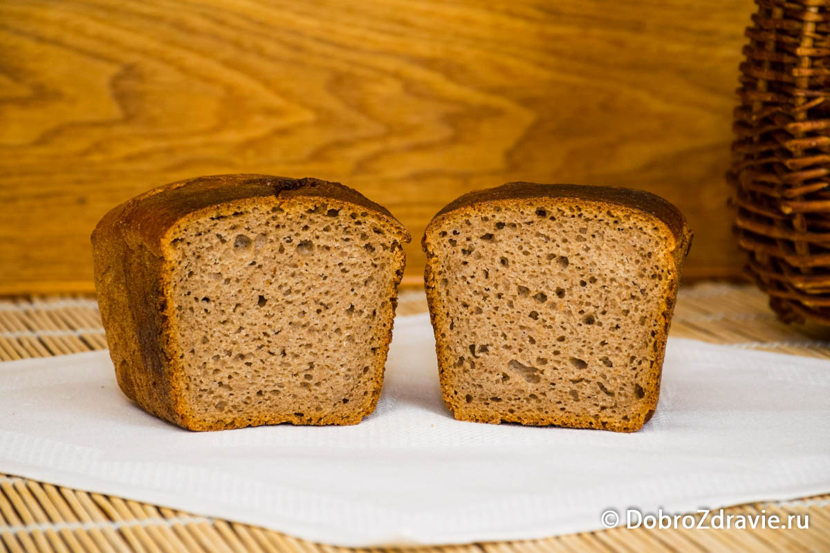 Домашний ржано-пшеничный (серый) хлеб на закваске - пошаговый рецепт приготовления с фото