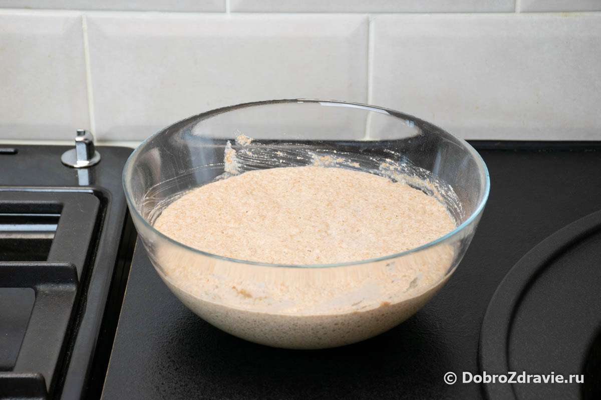 Цельнозерновой хлеб с солодоми и отрубями на закваске - пошаговый рецепт приготовления с фото