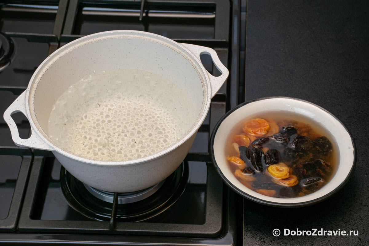 Компот из сухофруктов без сахара – пошаговый рецепт приготовления с фото
