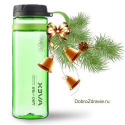Розыгрыш новогоднего подарка - бутылка для воды «Contigo» из новой серии «Avex Fuse Green»