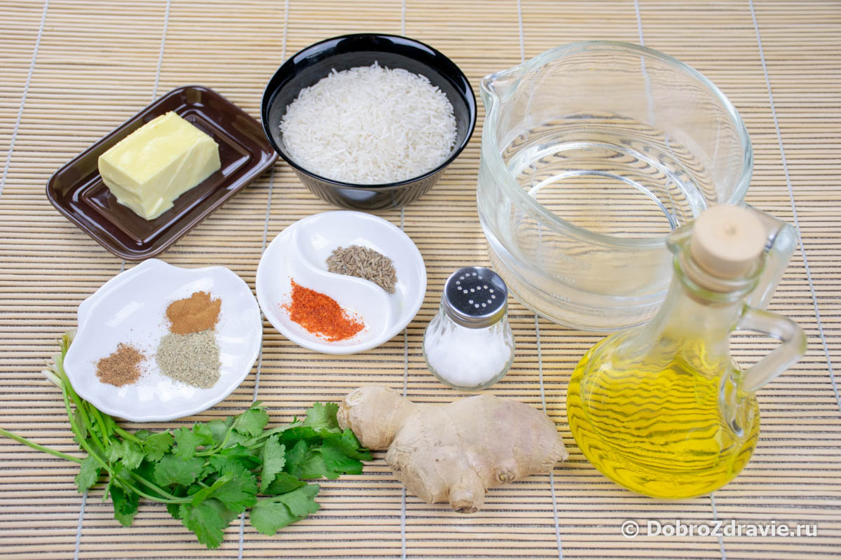 Масала бхат (вкусный пряный рис на воде) – индийский вегетарианский рецепт приготовления с фото
