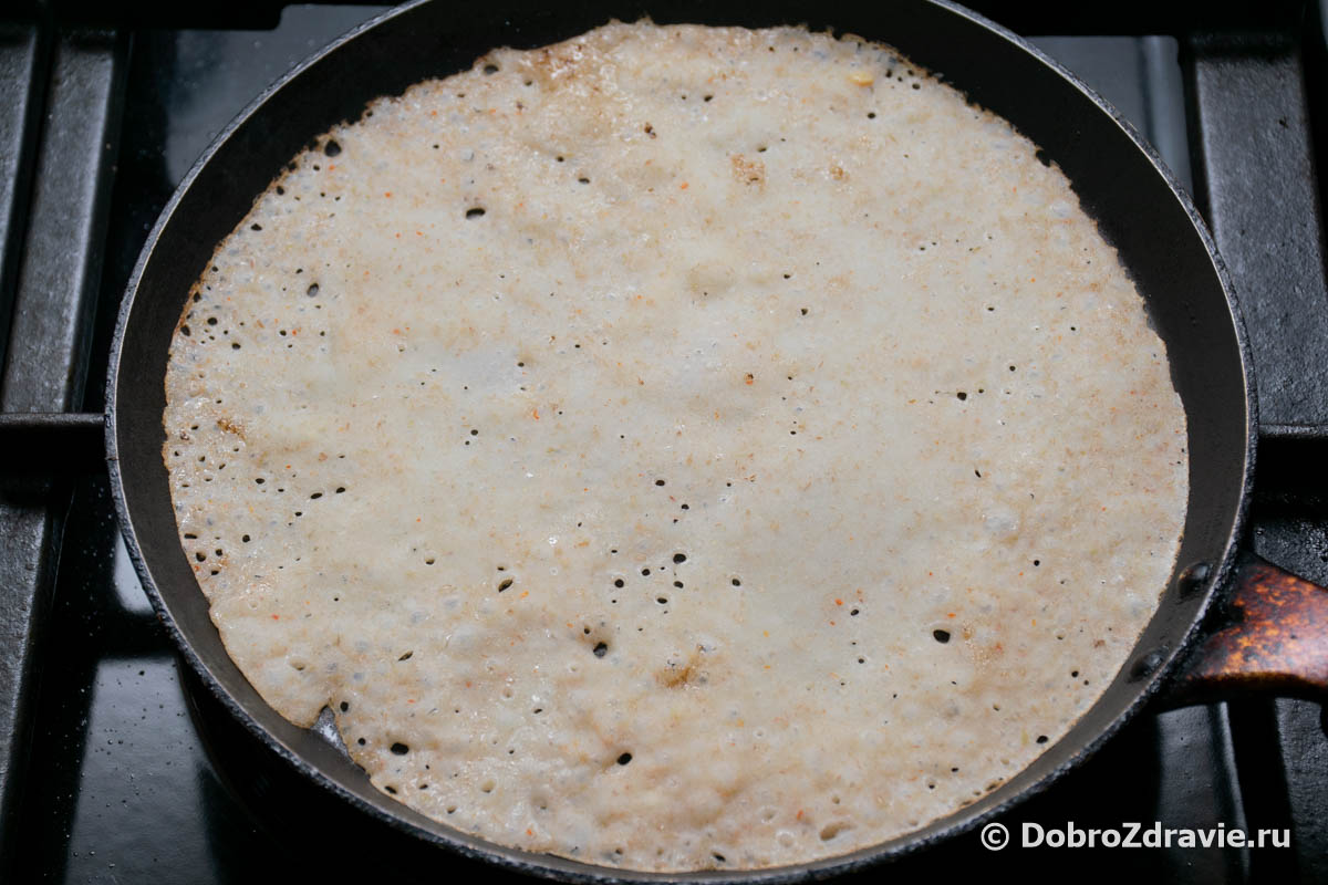 Доса (индийские блины) без муки и яиц – вегетарианский пошаговый рецепт приготовления с фото
