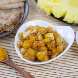 Ананас ки чатни - ананасовая приправа – индийский вегетарианский рецепт приготовления с фото