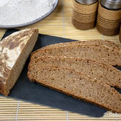 Ржано-пшеничный подовый хлеб на закваске - пошаговый рецепт приготовления с фото